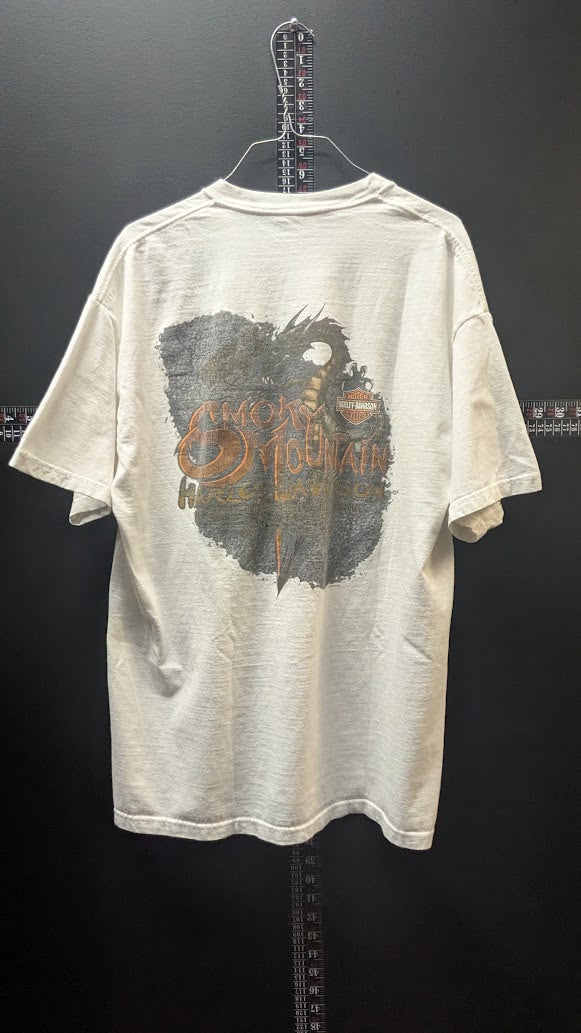 2001 Harley-Davidson Smoky Mountain T-Shirt Men’s XL Maryville TN Pocket Tee  Description