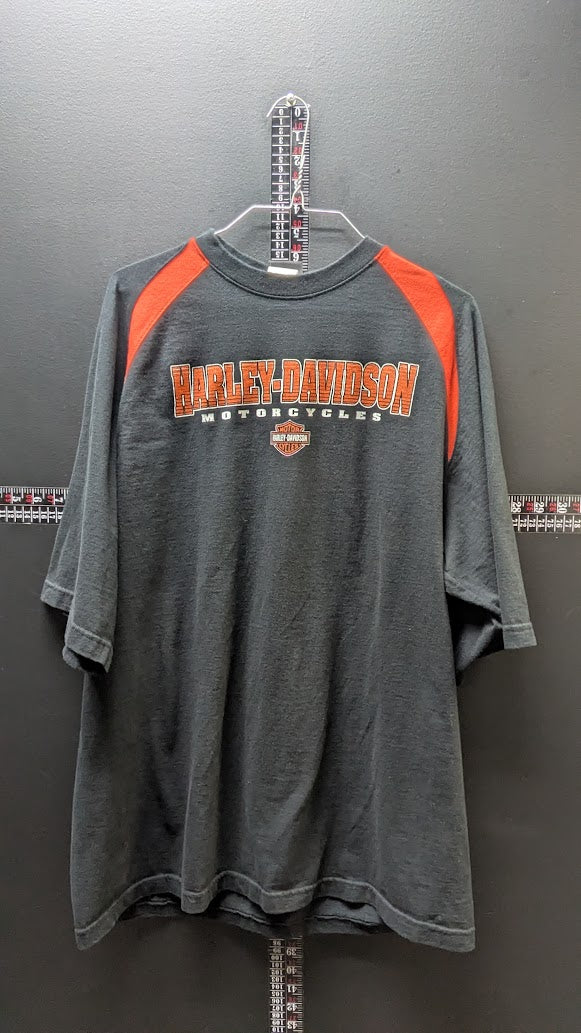 2000 Harley-Davidson Orlando Florida T-Shirt Men’s Large 3/4 Sleeve Raglan