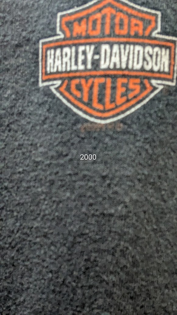 2000 Harley-Davidson Orlando Florida T-Shirt Men’s Large 3/4 Sleeve Raglan