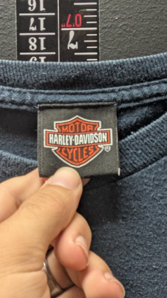 Harley-Davidson Barb’s Philadelphia PA T-Shirt Men’s XL Blue Double Sided