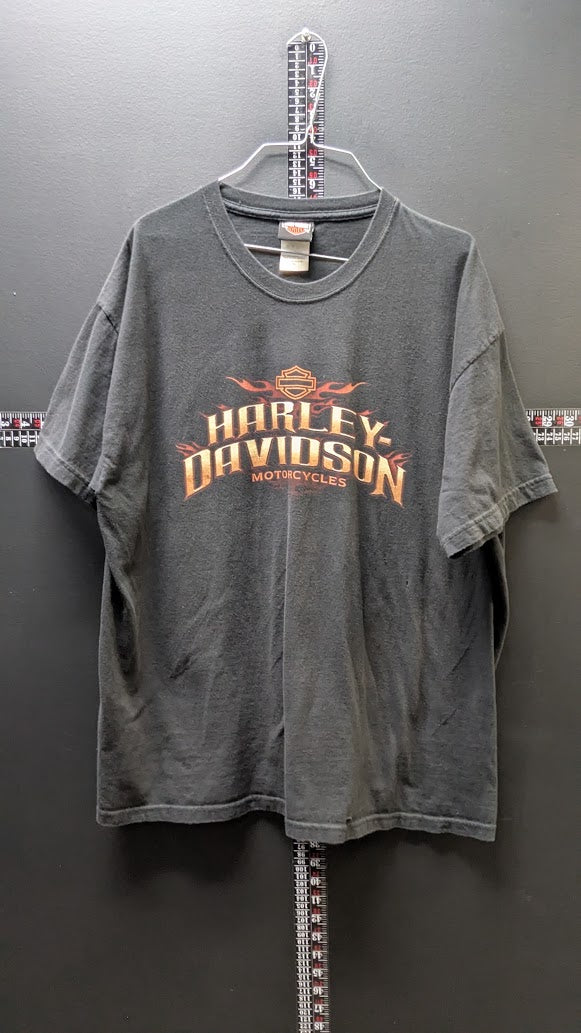 Vintage 2002 Harley Davidson Workman Rock Falls IL T Shirt XL Made USA