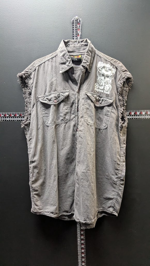 2020 Biketoberfest Daytona Beach 28th Annual Distressed Sleeveless Shirt