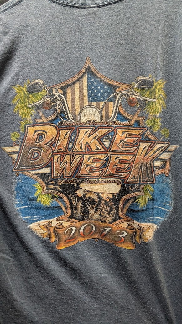 2013 Daytona Beach Bike Week T-Shirt – 80th Anniversary – Men’s M