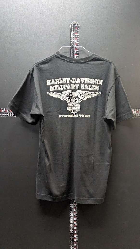 RARE! Harley-Davidson 2011 Military Sales Motorcycle Graphic T-Shirt – Made in USA