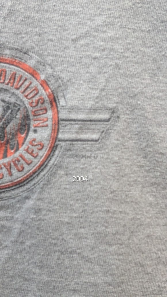 2004 Harley-Davidson Thunder Mountain Loveland Colorado T-Shirt – Men’s 2X
