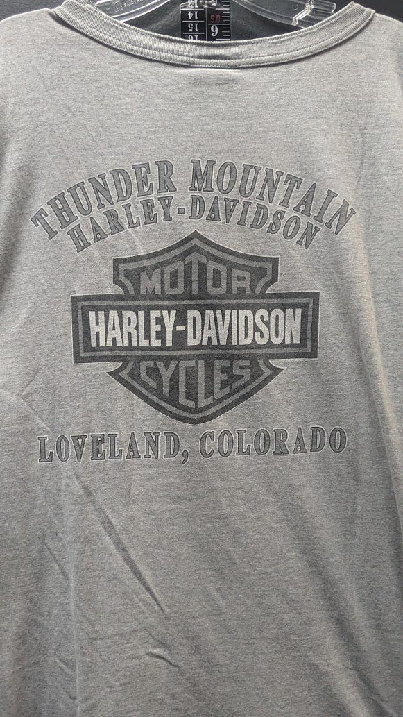 2004 Harley-Davidson Thunder Mountain Loveland Colorado T-Shirt – Men’s 2X