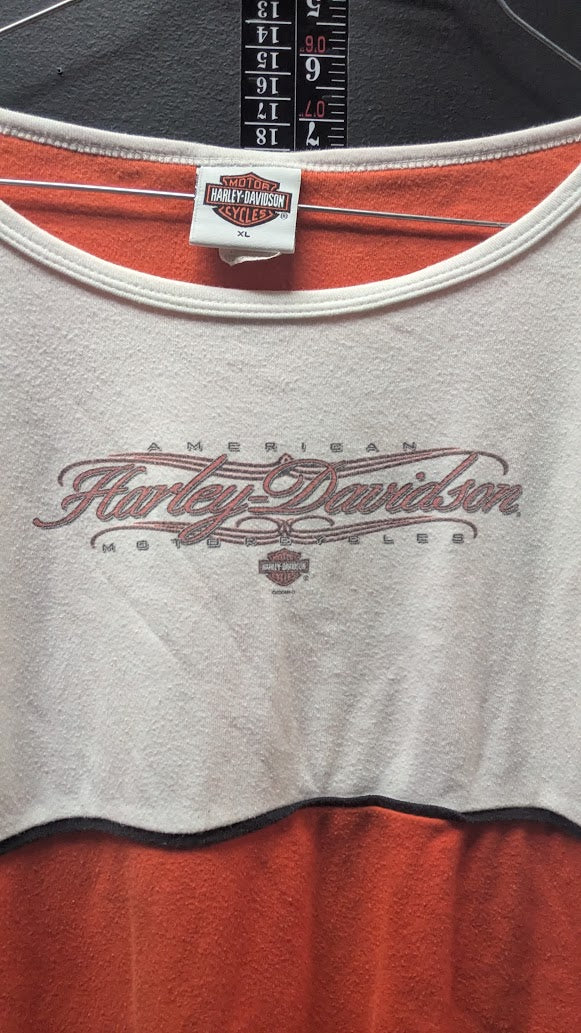2004 Harley-Davidson Motorcycles Colorblock Long Sleeve Shirt – XL