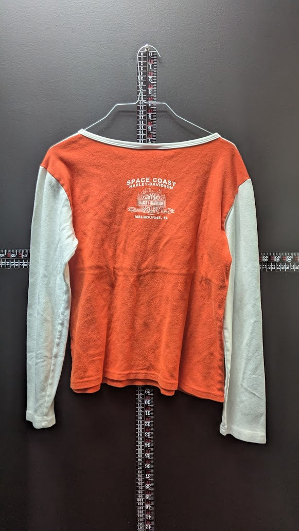 2004 Harley-Davidson Motorcycles Colorblock Long Sleeve Shirt – XL