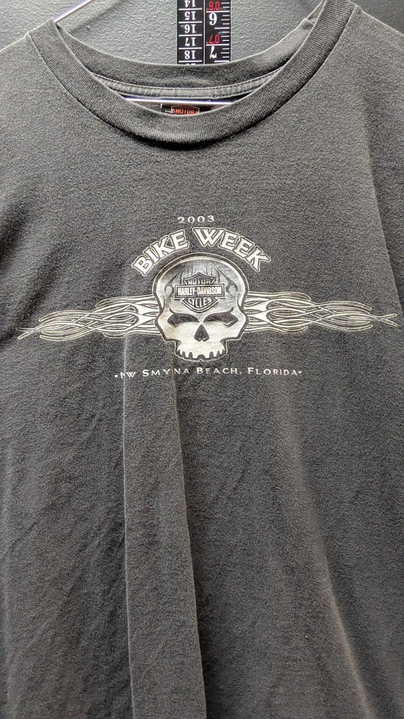 2003 Harley-Davidson Bike Week New Smyrna Beach FL T-Shirt – Men’s L