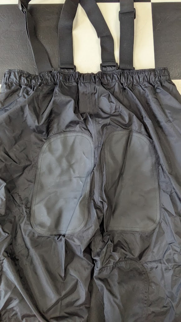 Vintage Harley-Davidson 2-Pc Motorcycle Rain Suit Orange Black Reflective XL