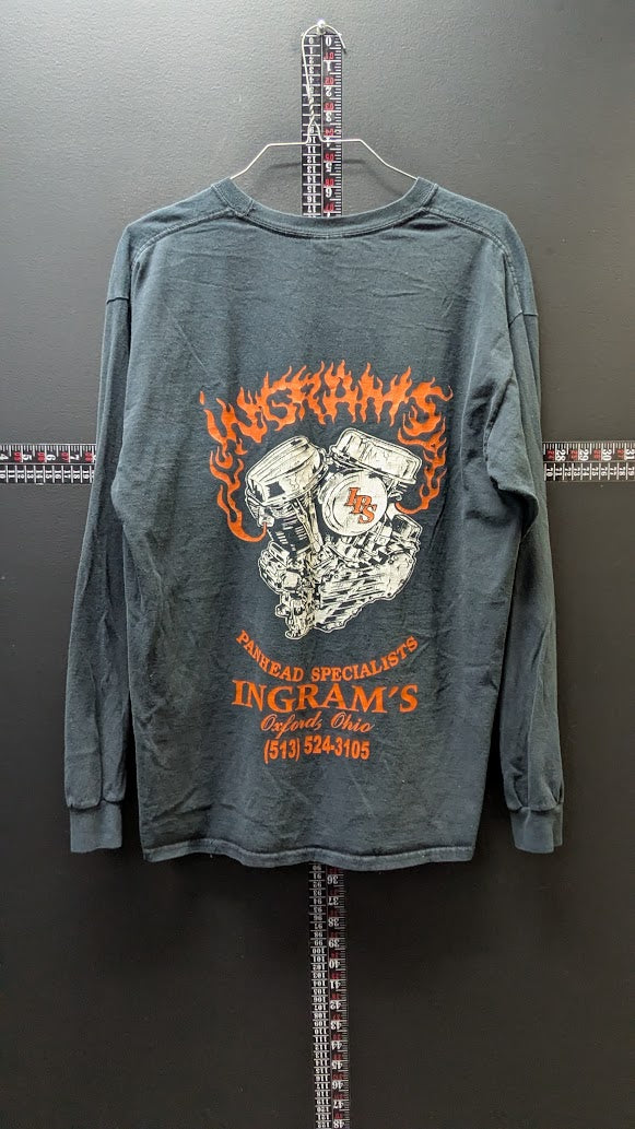 Vintage Ingram’s Panhead Specialists Harley T-Shirt | XL Harley Davidson Mechanic