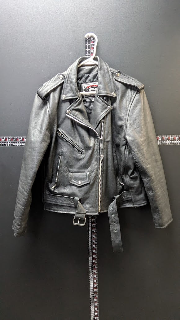 River Road Leather for the Lifestyle women's genuine leather motorcycle jacket — L