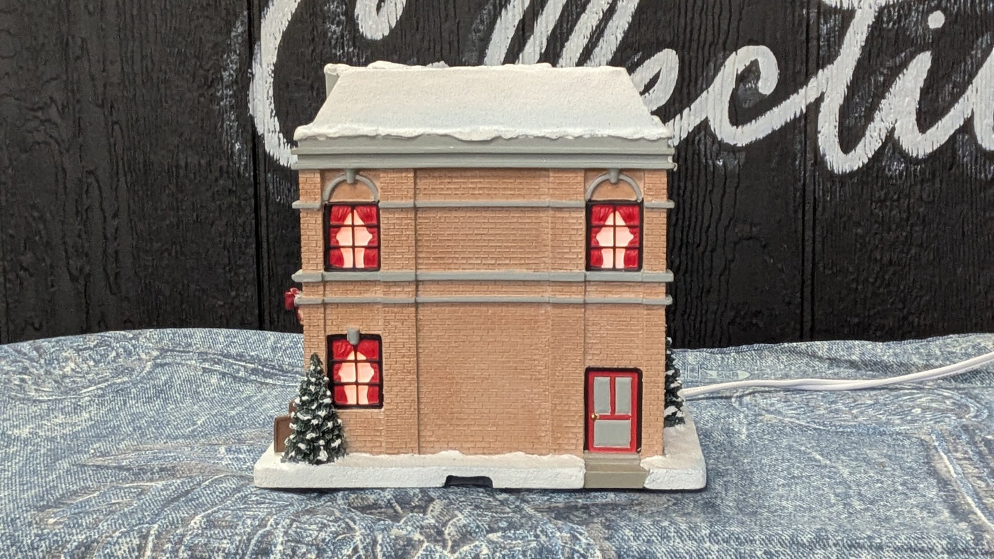 Hawthorne Village Cycle City Pizza Parlor Christmas Village 2009 Lighted Building