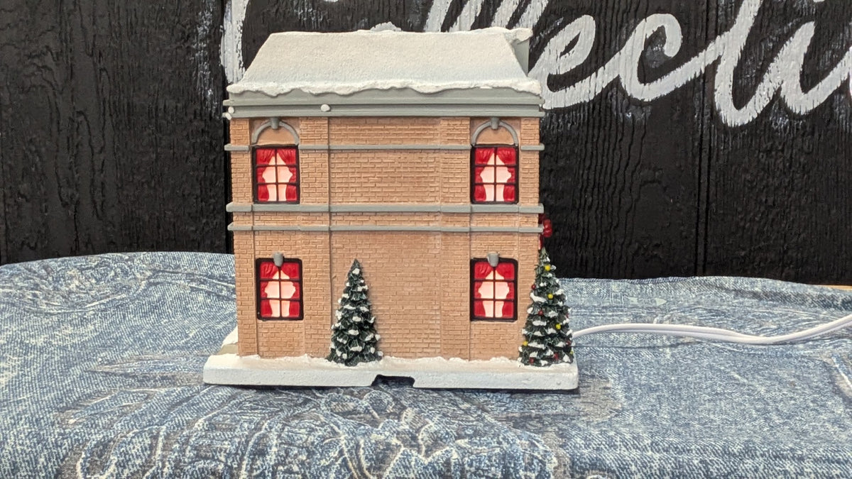 Hawthorne Village Cycle City Pizza Parlor Christmas Village 2009 Lighted Building