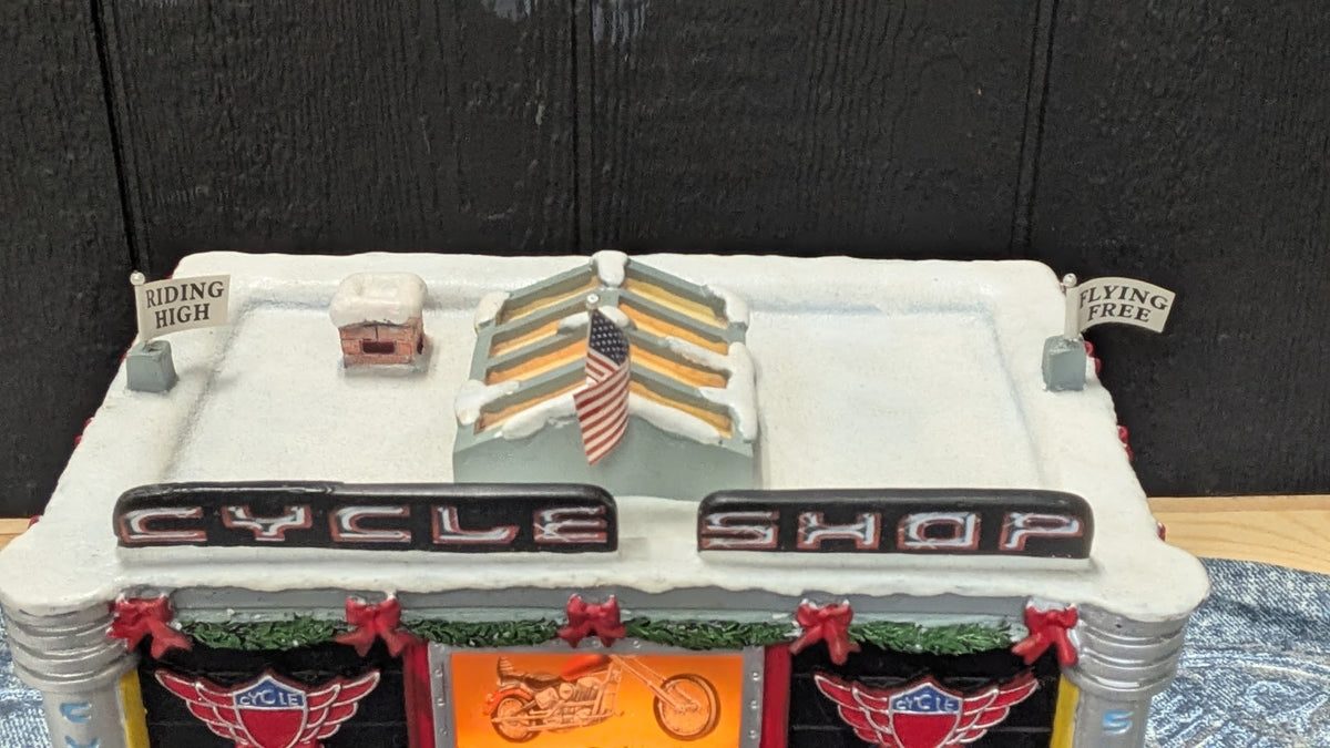 Hawthorne Village “Cycle Shop” – 2005 – #14-19184-001 – Sculpture A1835