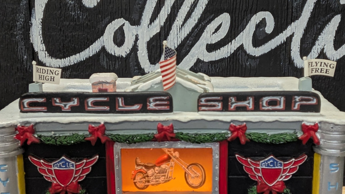 Hawthorne Village “Cycle Shop” – 2005 – #14-19184-001 – Sculpture A1835