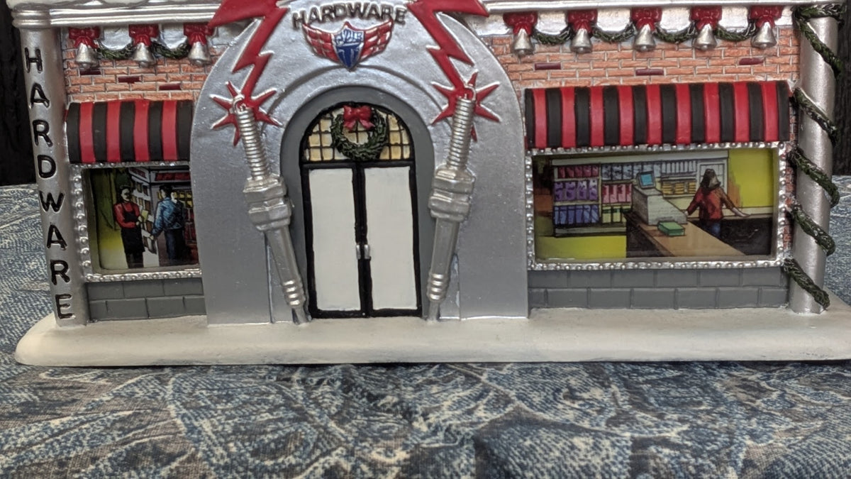 Hawthorne Village Cycle City Hardware Store 2007 #006 Christmas Village COA