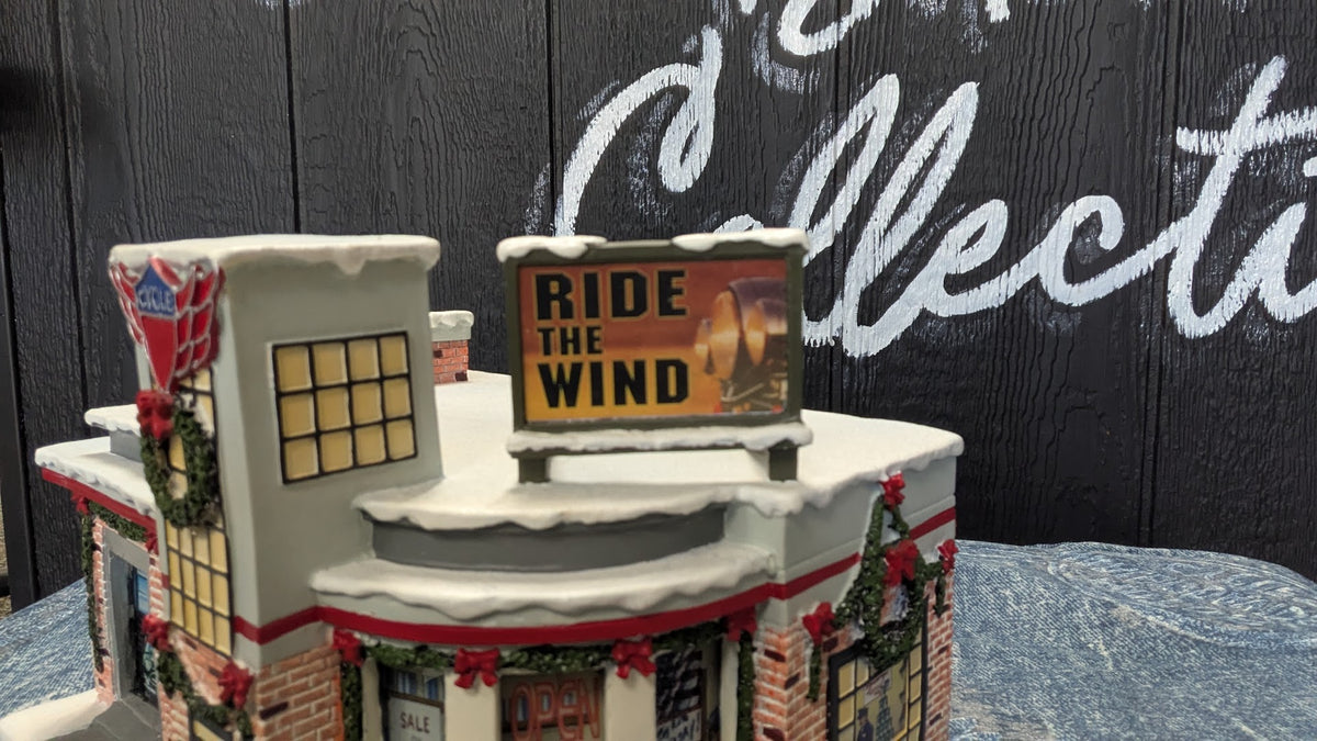 Hawthorne Village Cycle City Gas Station 2006 #003 Christmas Village COA