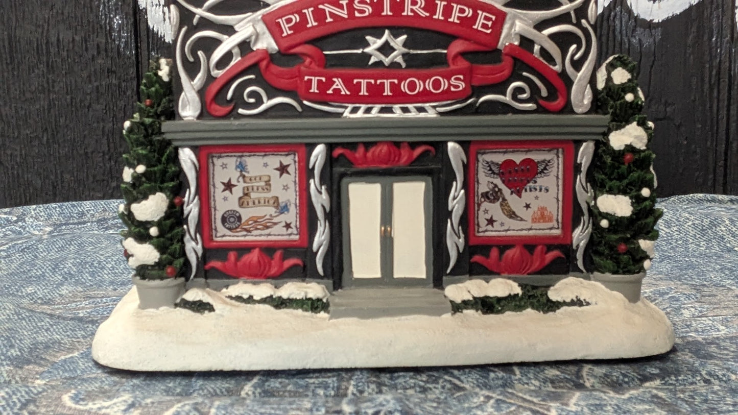 Hawthorne Village Cycle City Pinstripe Tattoo Shop 2008 #009 COA Light