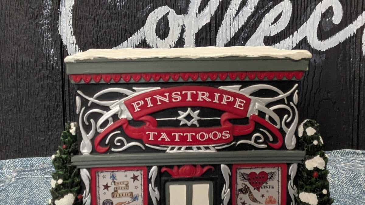 Hawthorne Village Cycle City Pinstripe Tattoo Shop 2008 #009 COA Light
