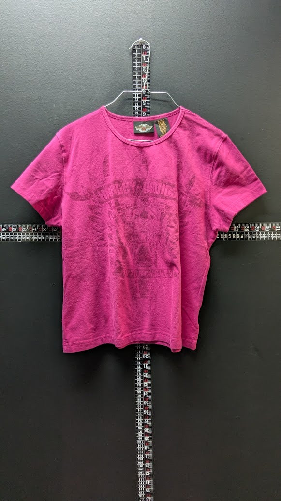 Harley-Davidson Women’s XL Pink Graphic T-Shirt Genuine Motorclothes
