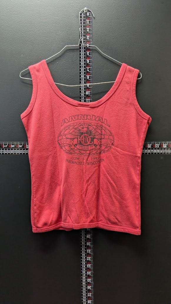 Vintage 1993 Harley-Davidson HOG 10th Anniversary Women’s XL Snap Tank Top