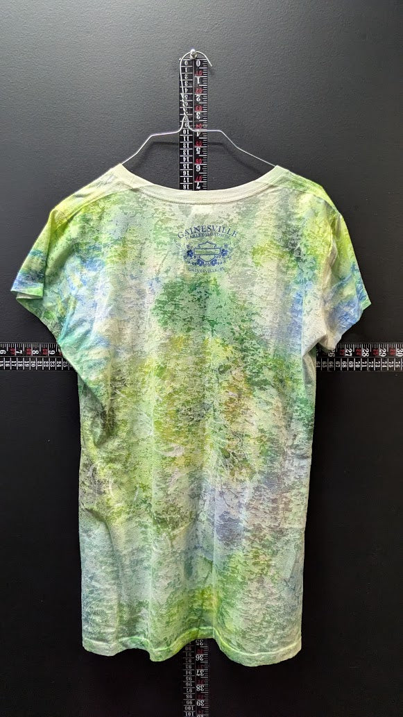 Harley-Davidson Women’s 2X Gainesville FL Green Burnout Graphic T-Shirt