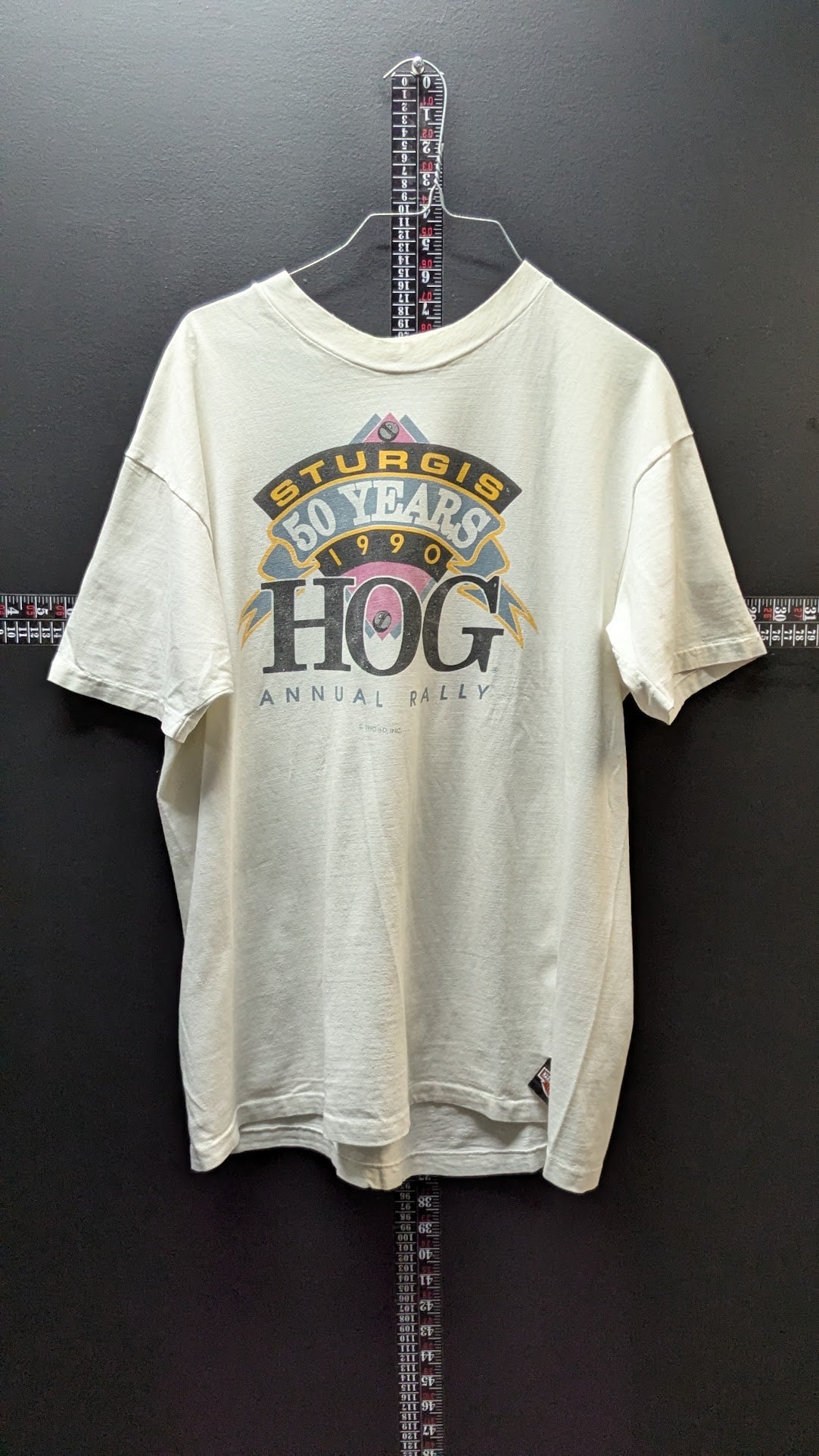Vintage 1990 Sturgis 50th Anniversary HOG Rally T-Shirt XL Harley-Davidson USA