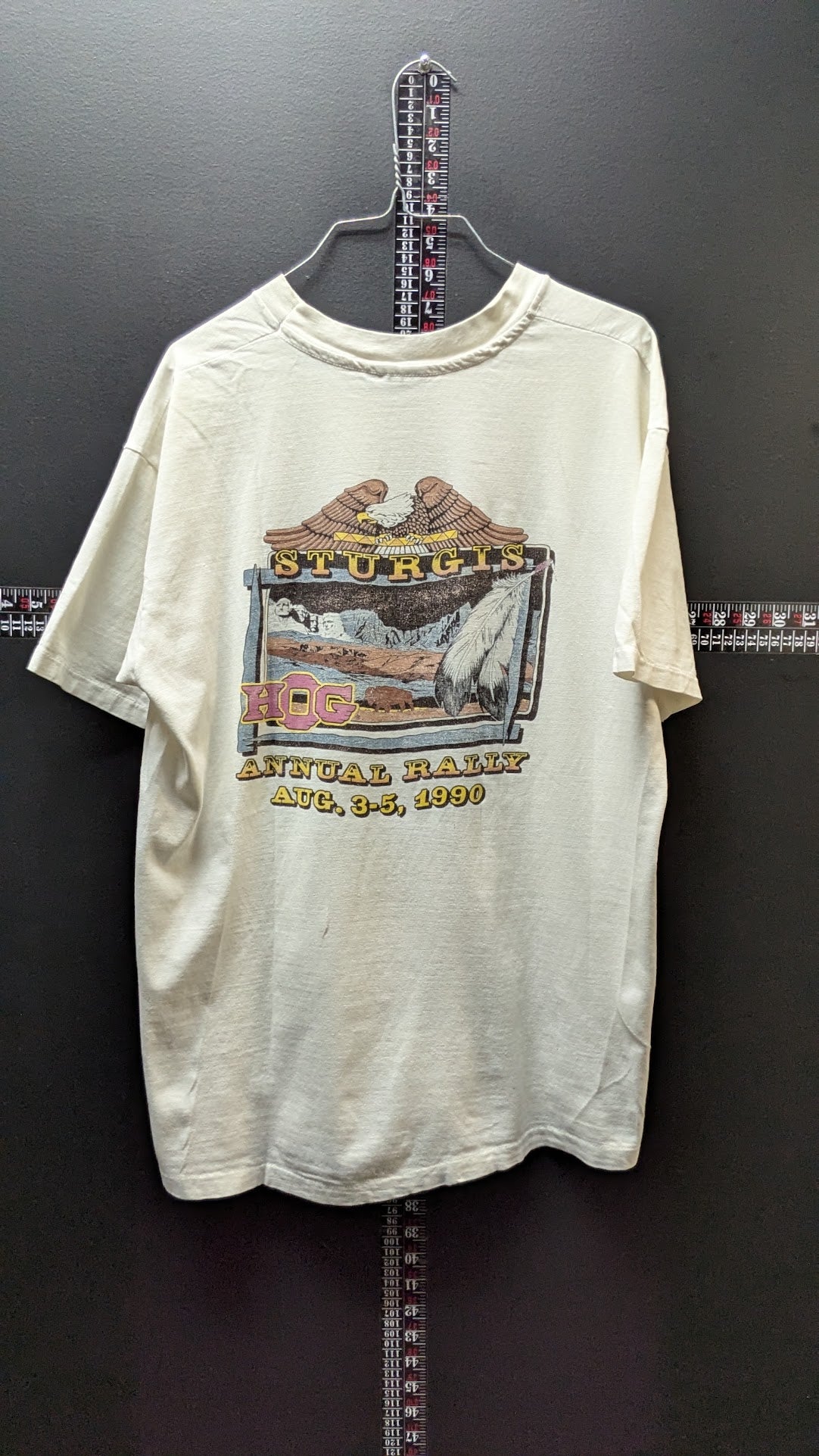 Vintage 1990 Sturgis 50th Anniversary HOG Rally T-Shirt XL Harley-Davidson USA