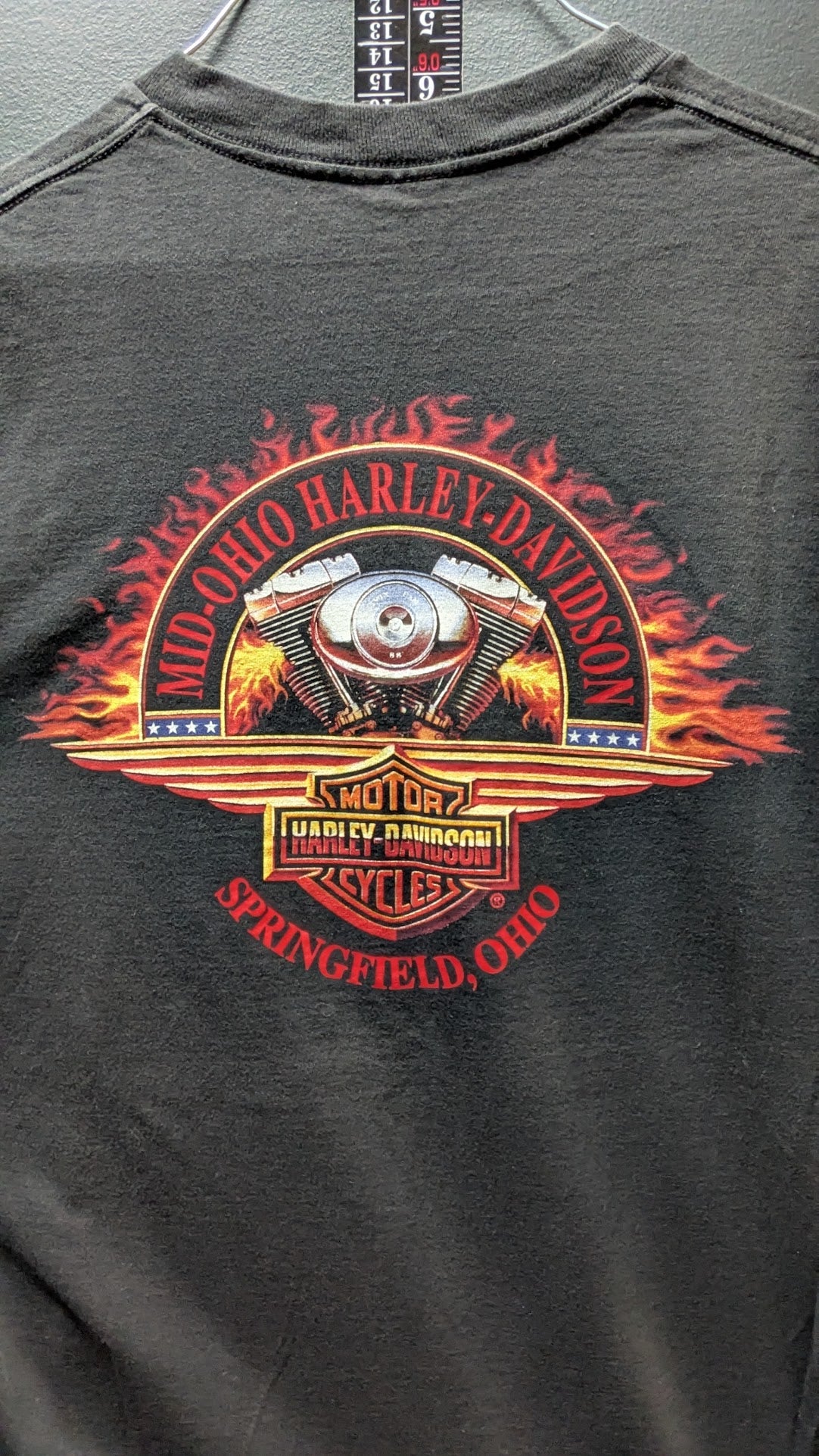 Vintage 2000 Harley-Davidson T-Shirt Men’s L Mid Ohio Springfield OH Closed Dealer