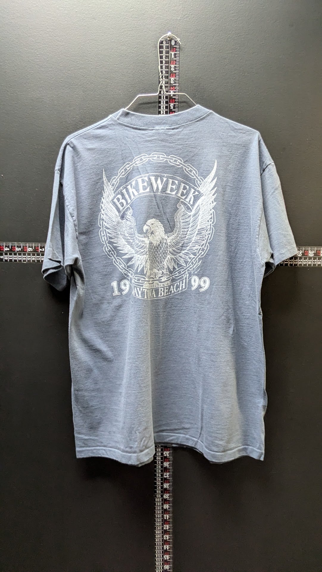 Vintage 1999 Daytona Bike Week T-Shirt Men’s L Cherokee Pride USA Made Eagle