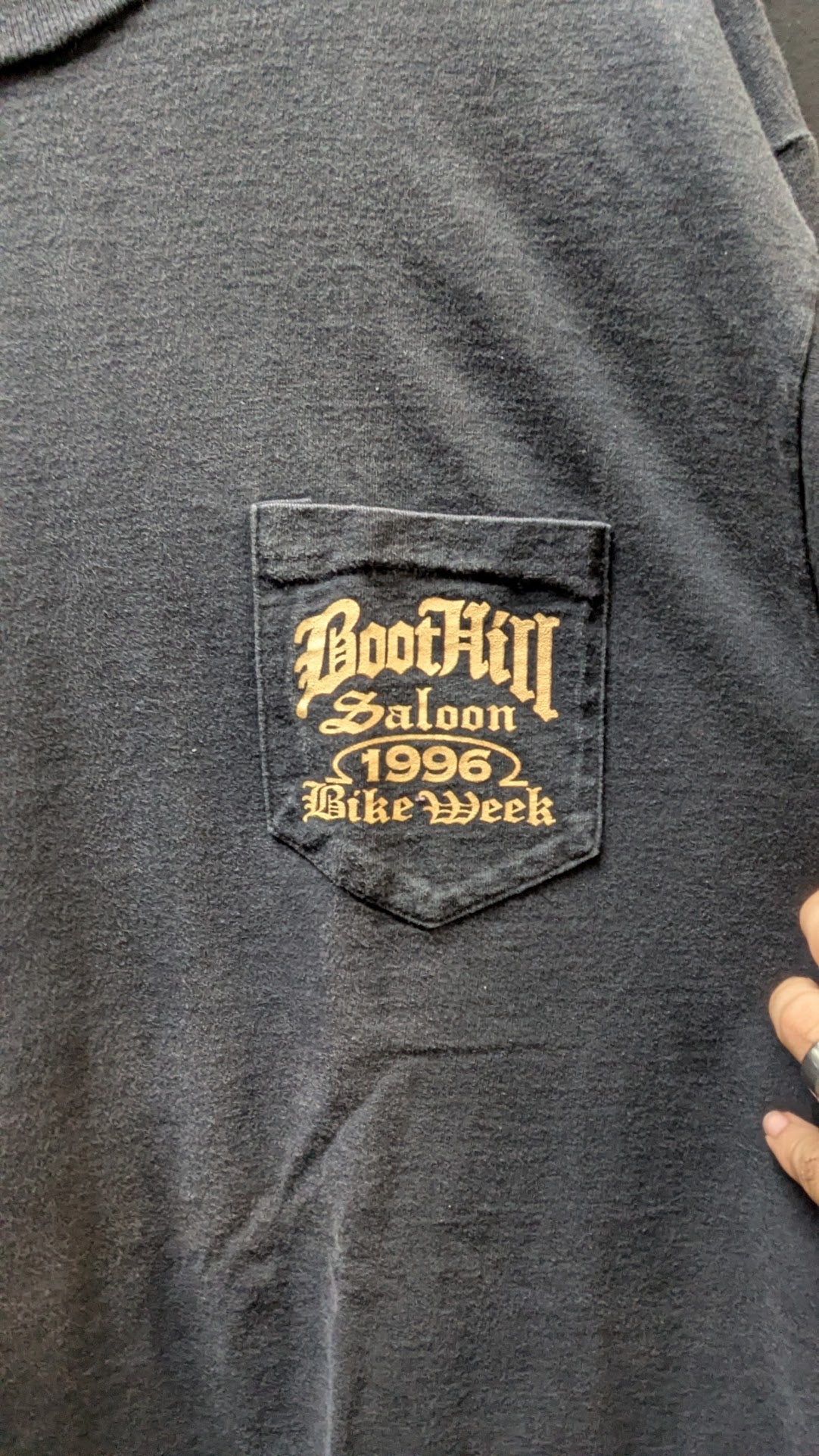 Vintage 1996 Boot Hill Saloon Bike Week Daytona Beach Long Sleeve Shirt XL