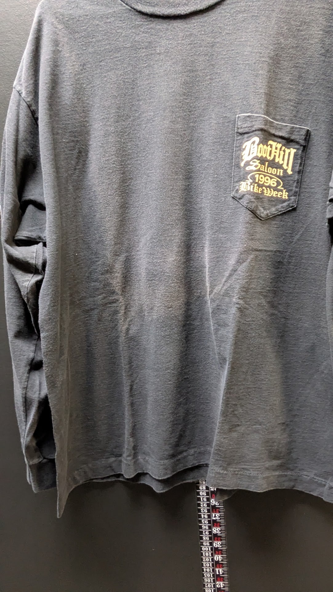 Vintage 1996 Boot Hill Saloon Bike Week Daytona Beach Long Sleeve Shirt XL