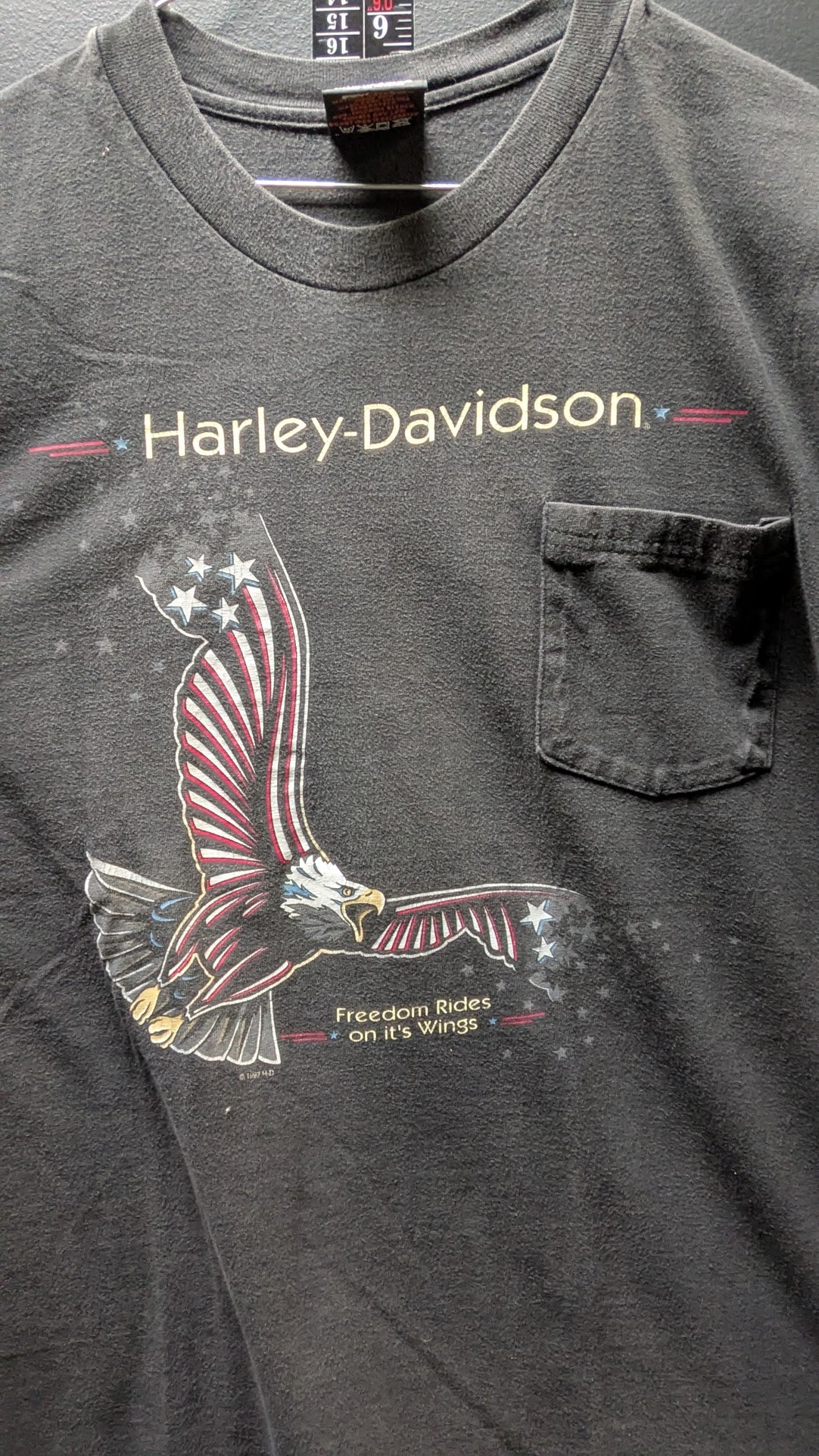 Vintage 1998 Harley-Davidson Honolulu Hawaii T-Shirt Men’s XL Eagle Pocket