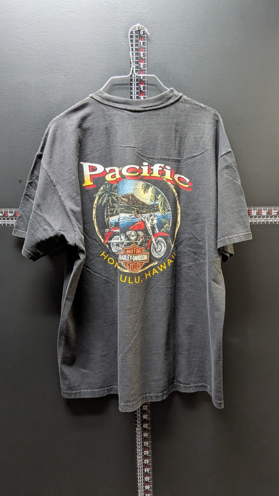 Vintage 1998 Harley-Davidson Honolulu Hawaii T-Shirt Men’s XL Eagle Pocket