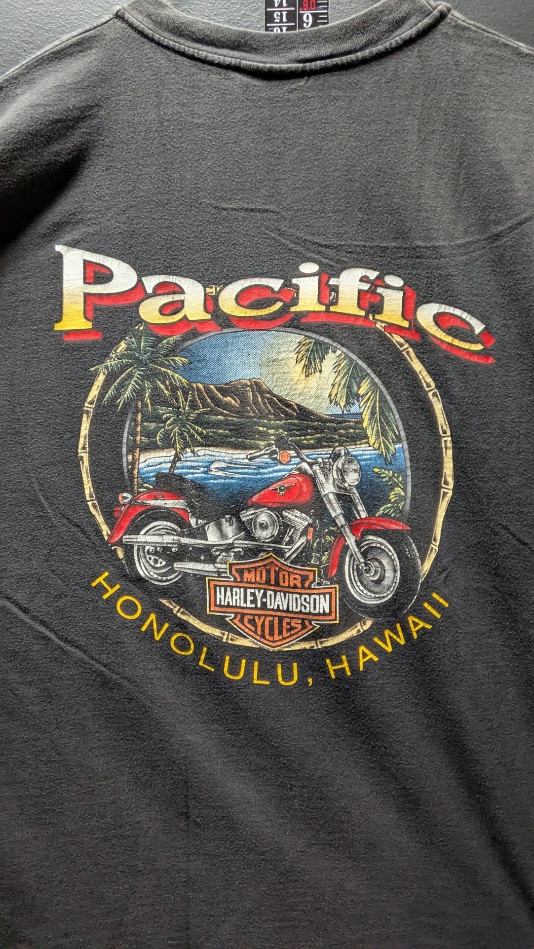 Vintage 1998 Harley-Davidson Honolulu Hawaii T-Shirt Men’s XL Eagle Pocket