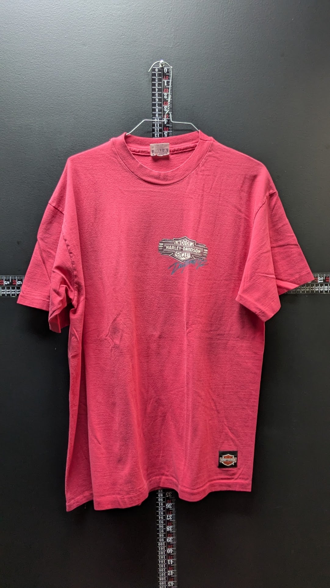 Vintage 1992 Harley-Davidson Daytona ’92 T-Shirt Men’s Large Red Hanes Beefy-T