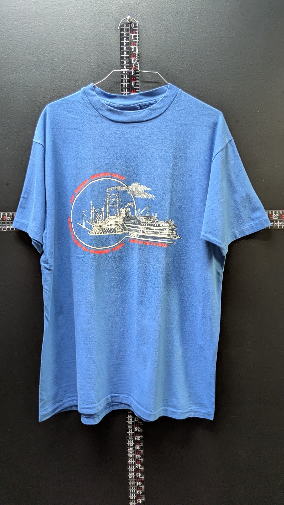 Vintage 1992 Harley-Davidson HOG Buckeye Rally T-Shirt XL Marietta Ohio
