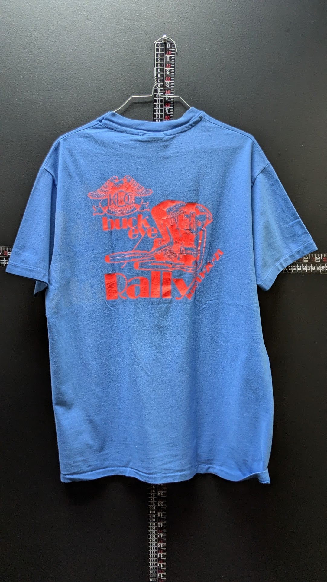 Vintage 1992 Harley-Davidson HOG Buckeye Rally T-Shirt XL Marietta Ohio