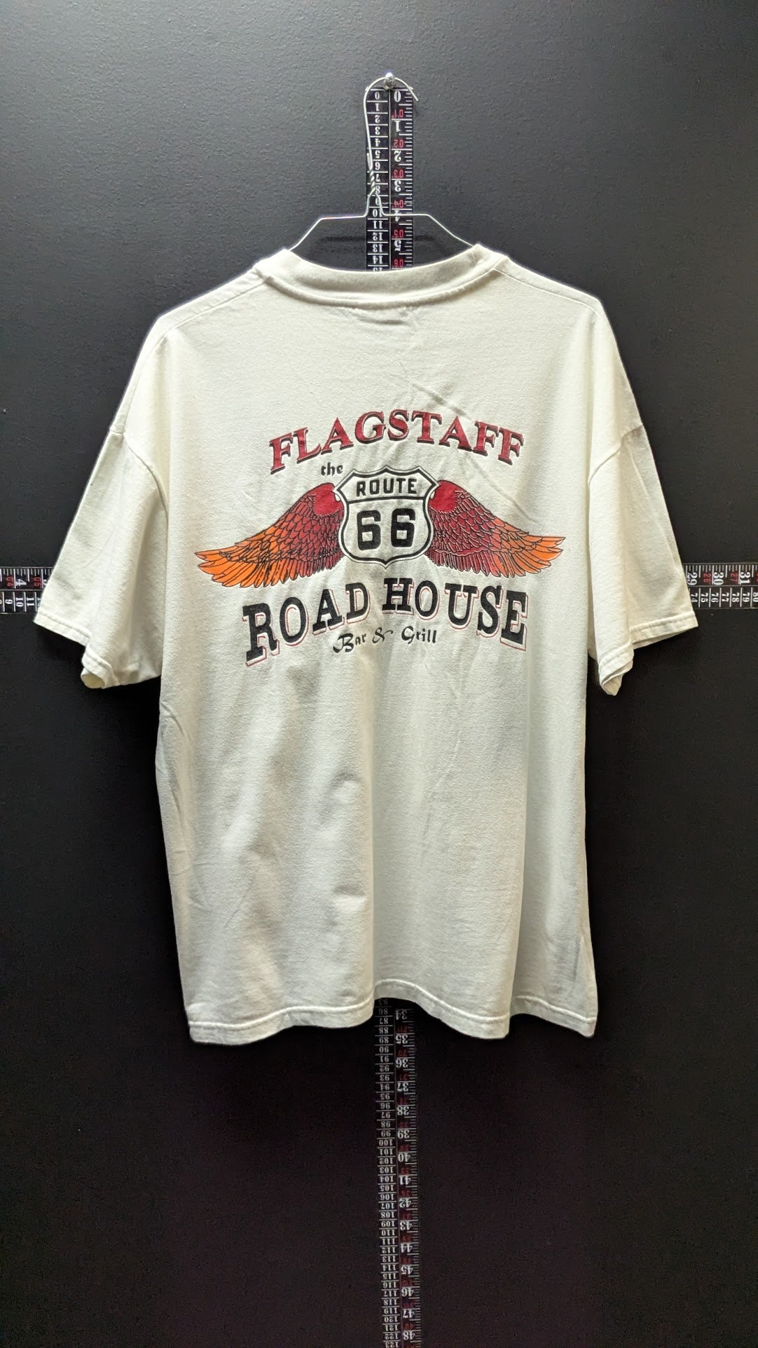 Vintage Flagstaff Route 66 Road House Bar & Grill T-Shirt Made USA