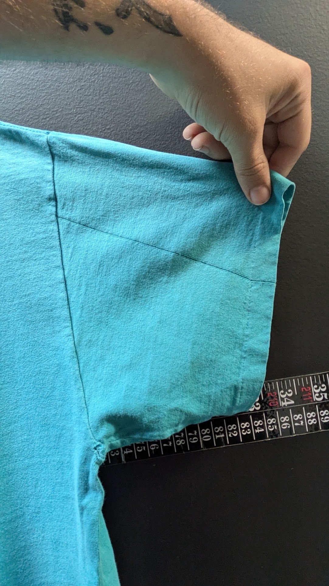 Vintage 1991 Harley-Davidson Pocket T-Shirt Men’s XL Teal Holoubek