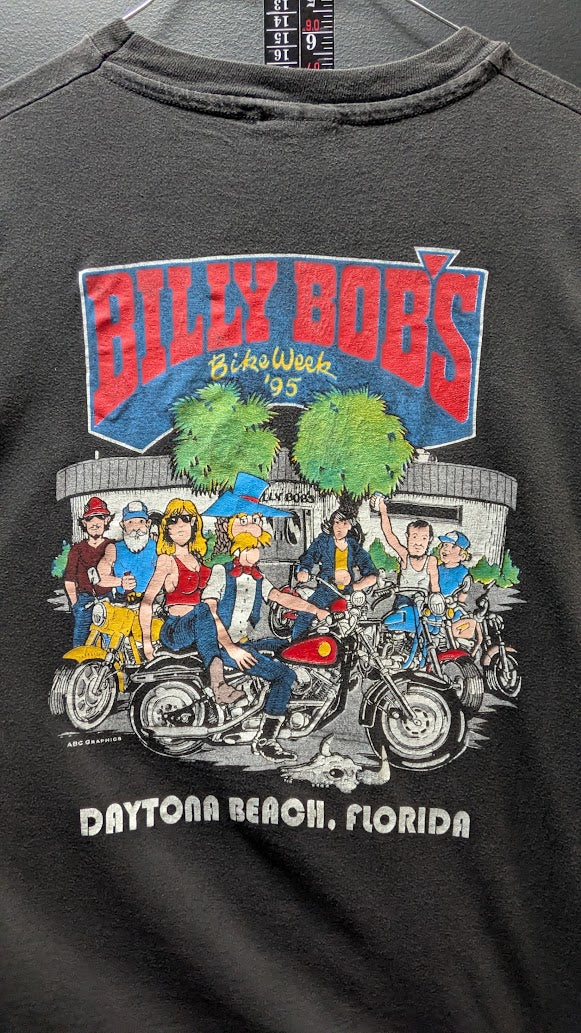 Vintage 1995 Billy Bob's Bike Week Daytona Beach Long Sleeve Shirt XL