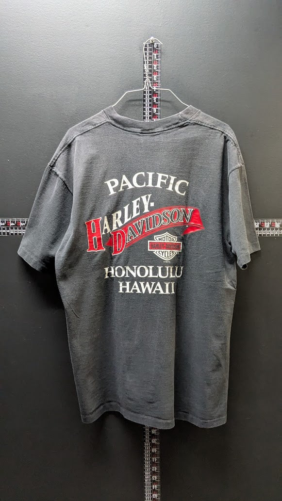 1995 Harley-Davidson Pacific Honolulu Hawaii T-Shirt  XL
