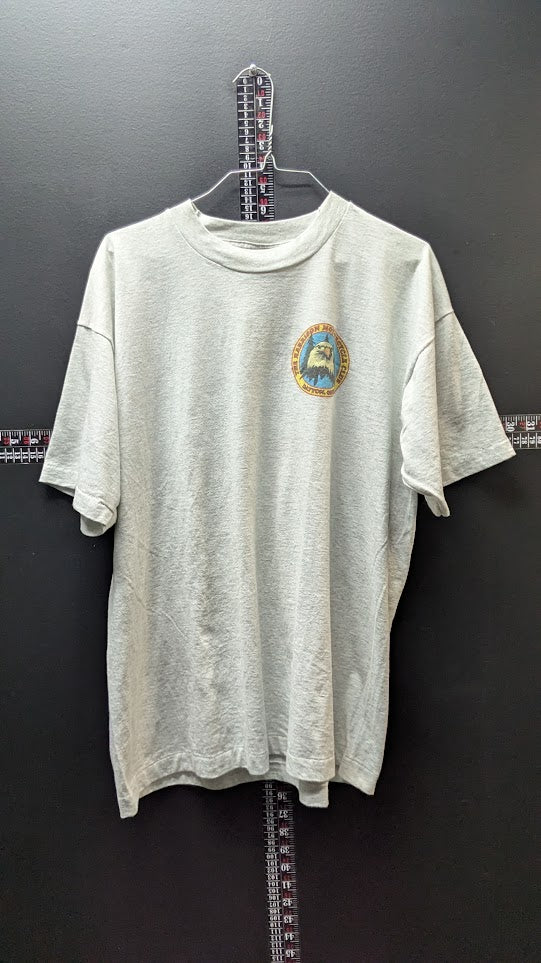 Vintage Harrison Motorcycle Club Dayton Ohio Eagle T-Shirt XL