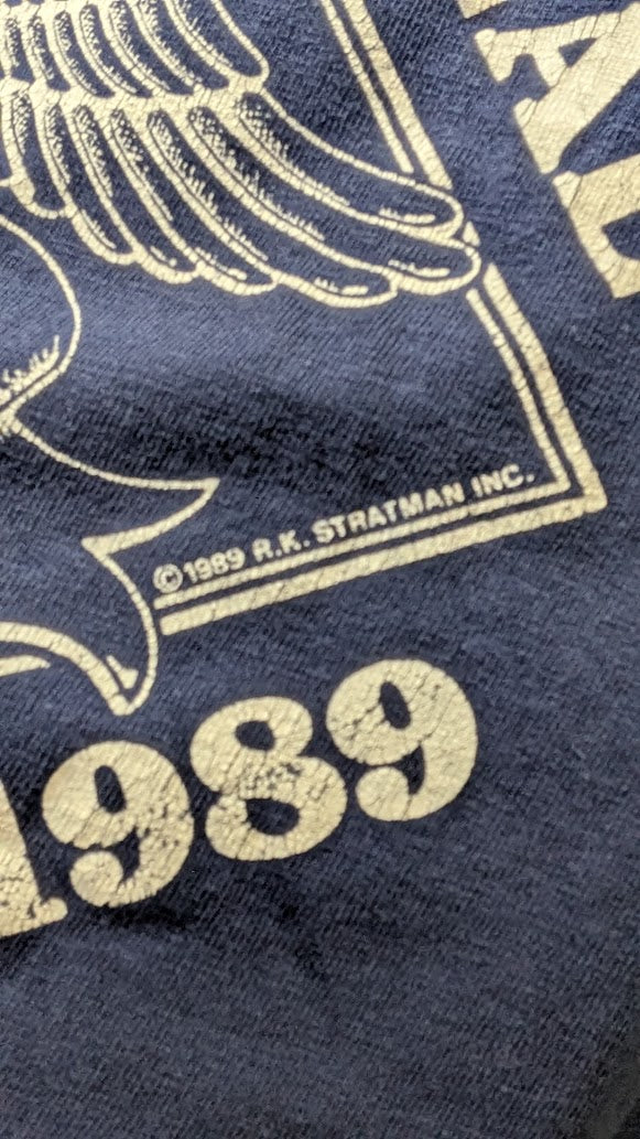 Vintage 1989 Harley-Davidson Great Lakes Rally Cleveland Ohio T-Shirt XL