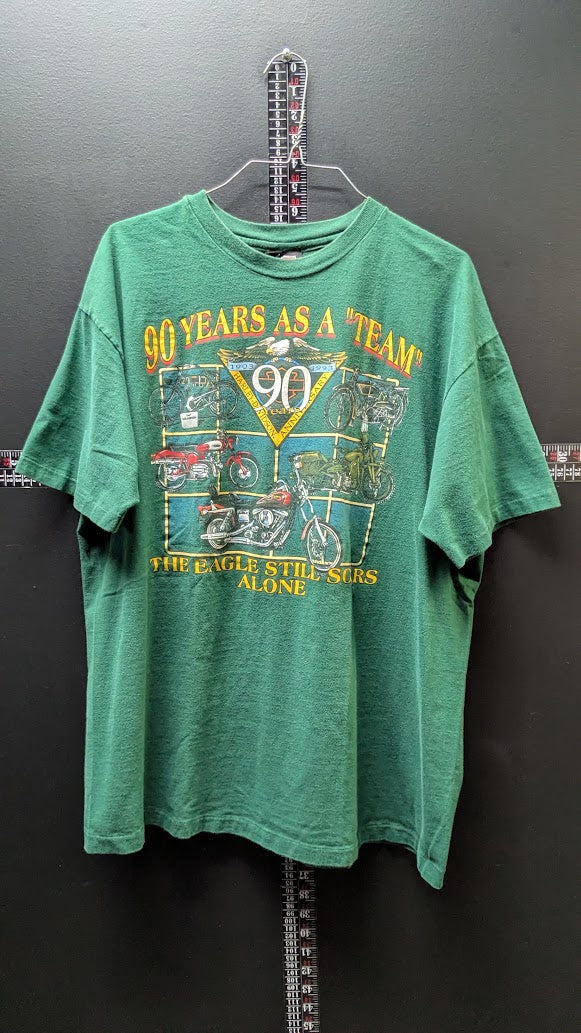 1993 Harley-Davidson 90 Years As A Team Eagle Still Soars T-Shirt XL