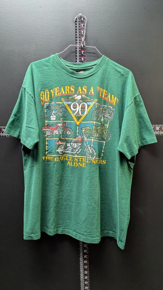 1993 Harley-Davidson 90 Years As A Team Eagle Still Soars T-Shirt XL