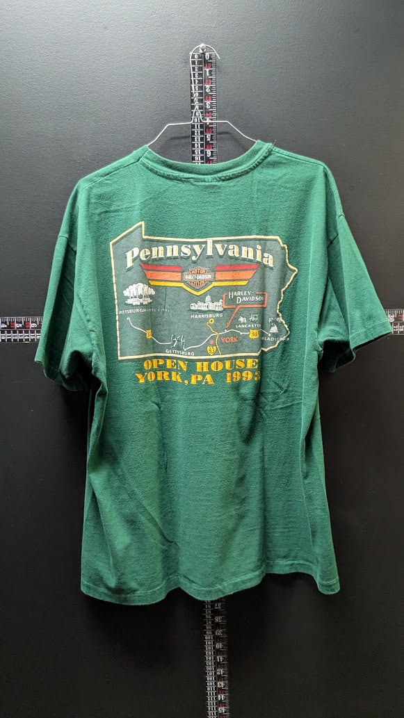 1993 Harley-Davidson 90 Years As A Team Eagle Still Soars T-Shirt XL