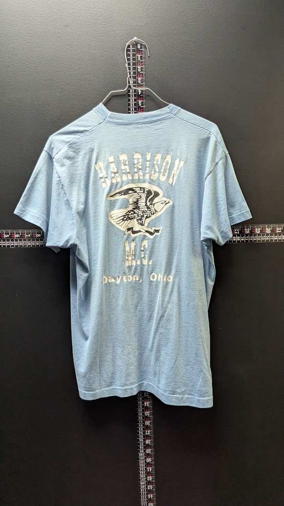 Vintage Harrison M.C. Dayton, Ohio Eagle T-Shirt XL
