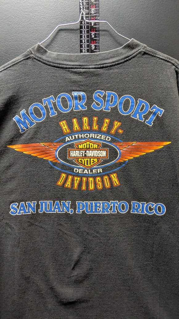 Vintage 1999 Harley-Davidson Fathead T-Shirt Men’s XL San Juan Puerto Rico USA